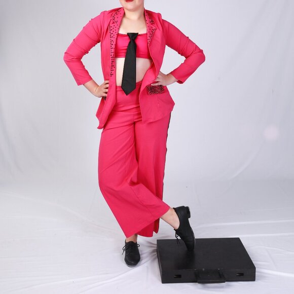 Large Adult three-piece Hot Pink suit - Picture 1 of 6